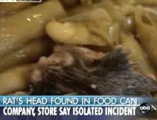 Американка нашла голову крысы в консервах
