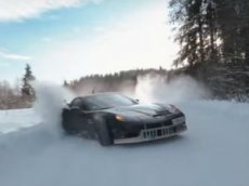 Гонщики устроили дрифт в Карелии