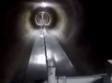 «Головокружительное» видео испытания скоростного тоннеля
