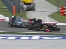 Столкновение Шумахера и Петрова на Гран-При Турции