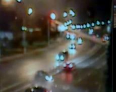 Иномарка протаранила поток машин