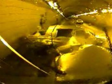 ДТП в Корее. Автобус разнес несколько легковушек