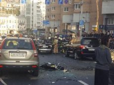 Взрыв автомобиля в Киеве