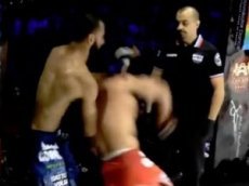 Футбольный «хулиган» Роман Готовцев вырубил бойца ММА ударом локтя