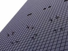 Танцоры устроили пляски на стене небоскреба