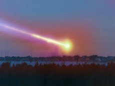 Падение метеорита над Архангельском