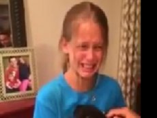 Реакция ребенка на сюрприз родителей