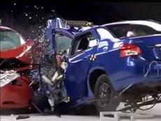 Первый независимый краш-тест нового седана Lada Vesta