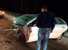 В ДТП у «Тойоты» вырвало моторный отсек