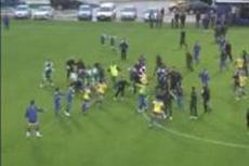 Товарищеский матч вылился в массовую русско-турецкую драку на поле