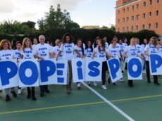 Заключенныев Риме посвятили флешмоб Папе Франциску