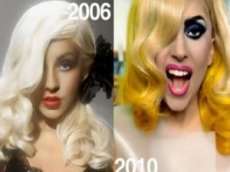 Lady GaGa копирует Кристину Агилера?