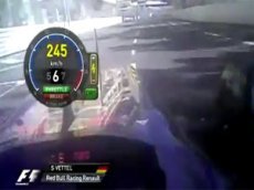 Тренировочный заезд Себастьяна Феттеля