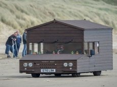 Сарай с мотором от Audi RS4 разогнался до 170 км/ч