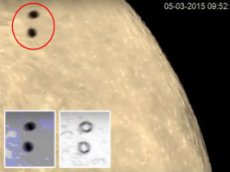 Астроном-любитель снял на видео два НЛО на Луне