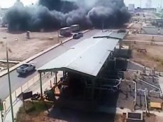 Взрыв на газовой станции в Мексике