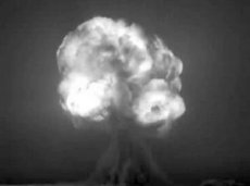 Отреставрированные кадры первого ядерного взрыва