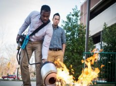 Студенты создали звуковой огнетушитель