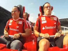 Гонщики Формулы-1 прокатились на американских горках