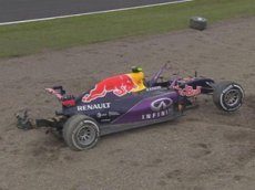 Русский пилот «Формулы 1» Даниил Квят попал в аварию