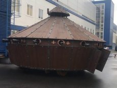 В Белоруссии создали танк на конской тяге по эскизам да Винчи