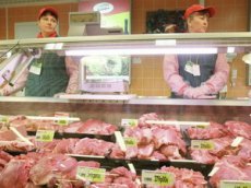 Мясной магазин рекламирует себя голосом Путина