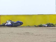 MotoGP: жуткий крэш в Арагоне