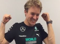 Эмоции Нико Росберга после Гран При России