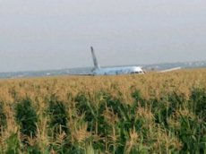 Самолет А-321 с 227 пассажирами совершил жесткую посадку из-за птиц, попавших двигатели