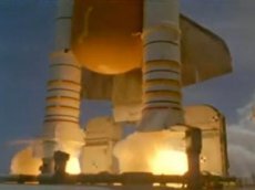 Старт космического корабля с разных точек