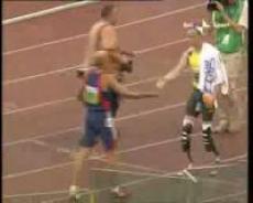 Как это было: спортсмен без ног показал второй результат на дистанции 400 метров
