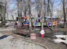 В Омске детский паровозик прокатился под Rammstein