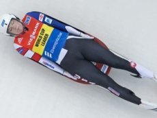 Американская саночница выпала из саней на ОИ-2018