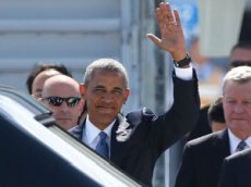 К самолету Обамы в Китае не подали трап