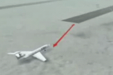 Видео с места катастрофы Ту-134 в Самаре и компьютерное моделирование приземления