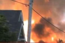 В США на дом упал самолет