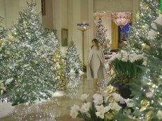 Мелания Трамп показала, как украсила Белый дом к Рождеству