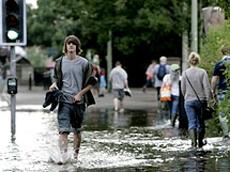 В британских графствах бушуют наводнения