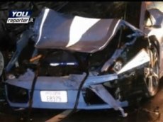 Итальянские копы "раскурочили" Lamborghini LP560-4 Polizia