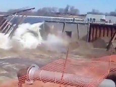 Разрушение дамбы в Подмосковье