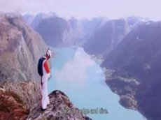 Экстремальный полет в горах