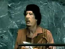 Переводчик не осилил двухчасовую речь Каддафи в ООН