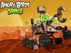 В новой версии Angry Birds Space свиньи захватили марсоход