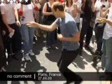 Флешмоб памяти Майкла Джексона