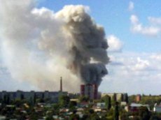 Взрыв на складе в Воронеже