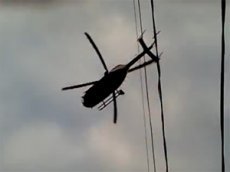 Посадка вертолета на Садовое кольцо