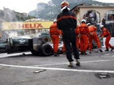 Авария Трулли и Чандока на Гран-при Монако