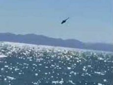 Падение Ми-17 в Калифорнийский залив сняли на видео