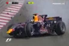 Знаменитый гонщик Дэвид Култхард попал в аварию