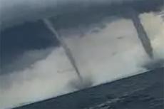 Двойной смерч – редкое природное явление